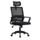 Scaun ergonomic de birou, cu tetiera, reglabil si rotativ, mesh - imagine 5