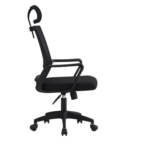 Scaun ergonomic de birou, cu tetiera, reglabil si rotativ, mesh - imagine 3