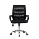 Scaun ergonomic de birou, baza otel cromat, inaltime reglabila 87-97 cm, rotativ, manere - imagine 6