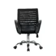Scaun ergonomic de birou, baza otel cromat, inaltime reglabila 87-97 cm, rotativ, manere - imagine 4