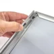 Rama click aluminiu, expunere afise si postere in format a0, colturi drepte, fixare orizontala sau verticala pe perete - imagine 7