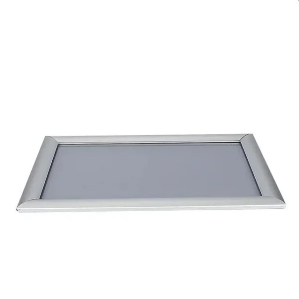 Rama click aluminiu, expunere afise si postere in format a0, colturi drepte, fixare orizontala sau verticala pe perete - imagine 10
