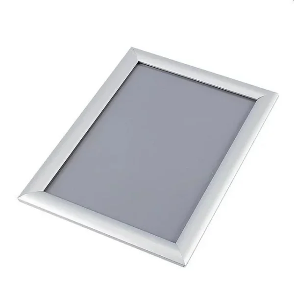 Rama click aluminiu, expunere afise si postere in format a0, colturi drepte, fixare orizontala sau verticala pe perete - imagine 5