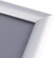 Rama click aluminiu, expunere afise si postere in format a0, colturi drepte, fixare orizontala sau verticala pe perete - imagine 8