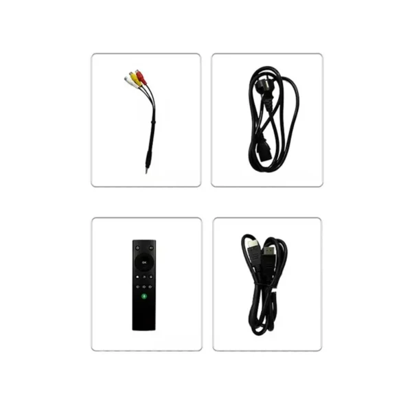 Video proiector 4k wifi home theater, google play, hdmi, usb, 7000 lm, av, micro sd, telecomanda - imagine 31
