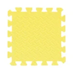 Covor puzzle xl, 60x60 cm, grosime 2 cm, spuma eva, 2 piese culoare galben