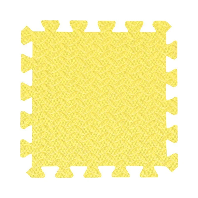 Covor puzzle xl, 60x60 cm, grosime 2 cm, spuma eva, 2 piese culoare galben Covor puzzle xl, 60x60 cm, grosime 2 cm, spuma eva, 2 piese culoare galben - imagine 1