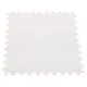Covor puzzle xl, 60x60 cm, grosime 2 cm, spuma eva, 2 piese culoare alb