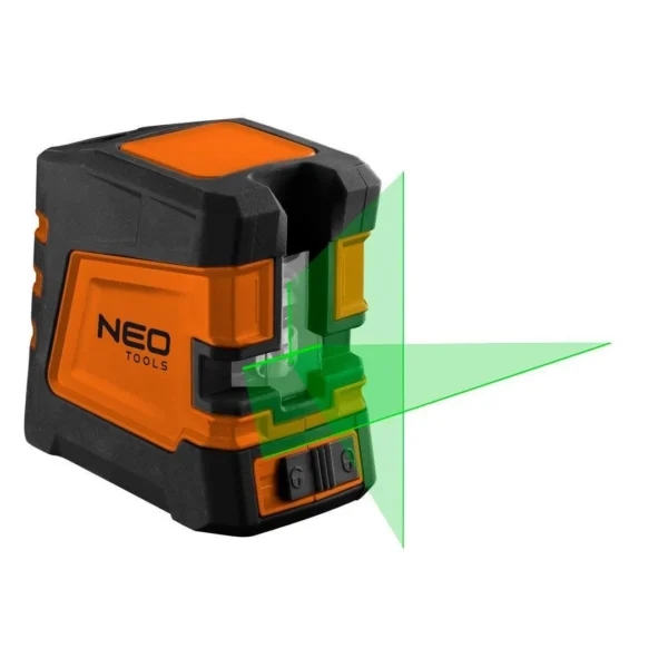 Nivela laser, verde, linie incrucisata, suport magnetic, 20 m, NEO - imagine 5
