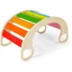 Balansoar rocker din lemn, placa de echilibru, montessori, multicolor - imagine 6