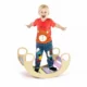 Balansoar rocker din lemn, placa de echilibru, montessori, multicolor - imagine 4