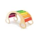 Balansoar rocker din lemn, placa de echilibru, montessori, multicolor - imagine 11