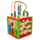 Cub activitati educative, centru multifunctional, 5 in 1, jucarie interactiva din lemn - imagine 2