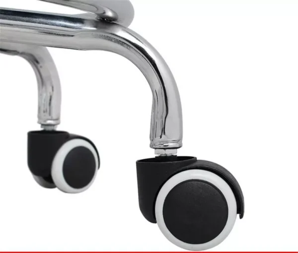 Set 2 scaune ergonomice fara manere, inaltime reglabila, baza cromata, polipropilena - imagine 34