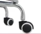 Set 2 scaune ergonomice fara manere, inaltime reglabila, baza cromata, polipropilena - imagine 12