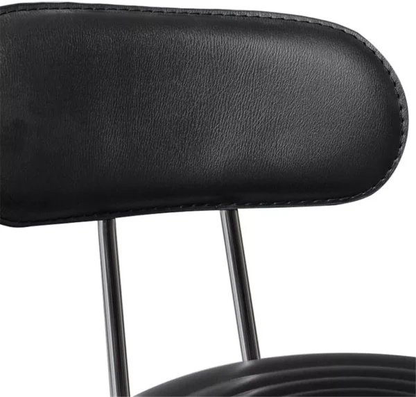 Set 2 scaune ergonomice fara manere, inaltime reglabila, baza cromata, polipropilena - imagine 35