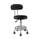 Set 2 scaune ergonomice fara manere, inaltime reglabila, baza cromata, polipropilena