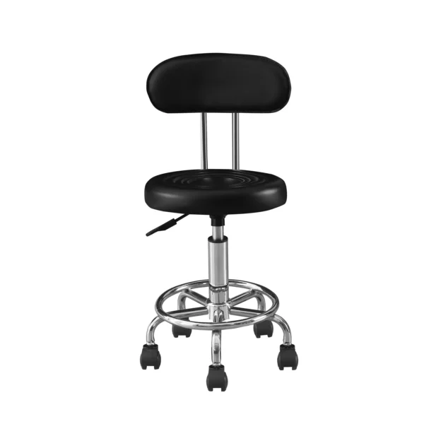 Set 2 scaune ergonomice fara manere, inaltime reglabila, baza cromata, polipropilena - imagine 29