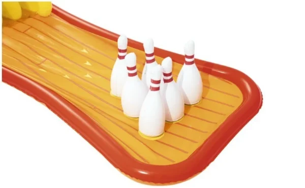 Centru de joaca acvatic pentru copii, multiple jocuri, piscina, tobogan, 435x213x117 cm - imagine 4