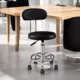 Set 2 scaune ergonomice fara manere, inaltime reglabila, baza cromata, polipropilena - imagine 37