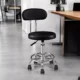 Set 2 scaune ergonomice fara manere, inaltime reglabila, baza cromata, polipropilena - imagine 38