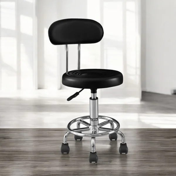 Set 2 scaune ergonomice fara manere, inaltime reglabila, baza cromata, polipropilena - imagine 18
