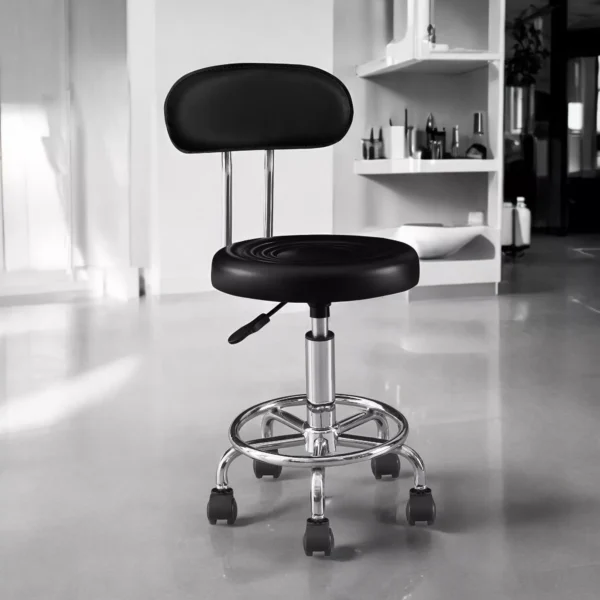 Set 2 scaune ergonomice fara manere, inaltime reglabila, baza cromata, polipropilena - imagine 41