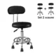 Set 2 scaune ergonomice fara manere, inaltime reglabila, baza cromata, polipropilena - imagine 22