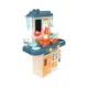 Bucatarie copii, efecte sonore, abur, lumini, 42 accesorii, circuit apa cu robinet, 63x45x22 cm - imagine 3