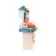 Bucatarie copii, efecte sonore, abur, lumini, 42 accesorii, circuit apa cu robinet, 63x45x22 cm - imagine 25