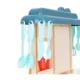 Bucatarie copii, efecte sonore, abur, lumini, 42 accesorii, circuit apa cu robinet, 63x45x22 cm - imagine 21