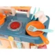 Bucatarie copii, efecte sonore, abur, lumini, 42 accesorii, circuit apa cu robinet, 63x45x22 cm - imagine 19