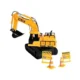 Excavator cu telecomanda 7 canale, reincarcabil usb, 18x13.5x33.5 cm, rotire 360 grade - imagine 5