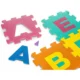 Covor spuma eva tip puzzle cu cifre si litere 3 mp, 36 piese, 29x29 cm, grosime 0.9 cm - imagine 18