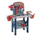 Banc de lucru cu scule pentru copii, bormasina electrica, menghina, 55 piese, 75x69x26.5 cm - imagine 3