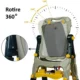 Tabla magnetica si de scris cu 2 fete, 40x50 cm, inaltime reglabila 83-110 cm, 30 accesorii incluse - imagine 4