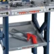 Banc de lucru cu scule pentru copii, bormasina electrica, menghina, 55 piese, 75x69x26.5 cm - imagine 7