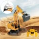 Excavator cu telecomanda 7 canale, reincarcabil usb, 18x13.5x33.5 cm, rotire 360 grade - imagine 12