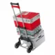 Carucior pliabil tip liza, transport marfa, inaltime reglabila, maxim 100 kg - imagine 3