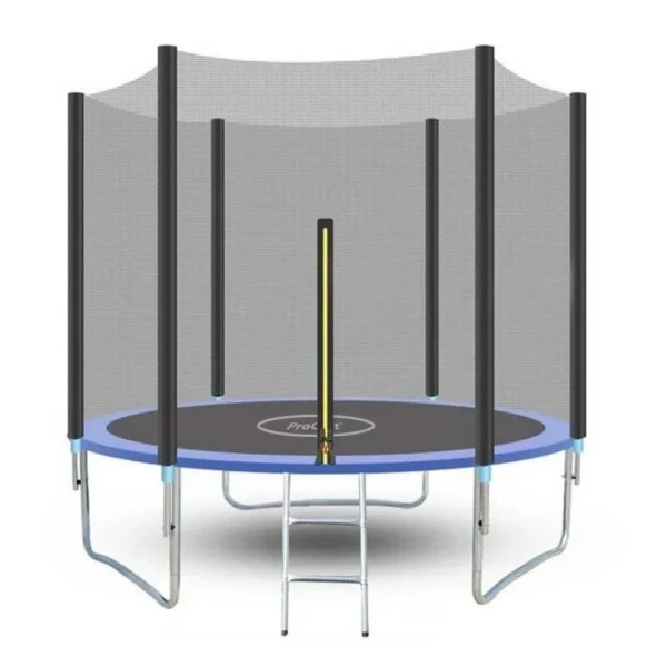 Trambulina copii, diametru 244 cm, plasa protectie laterala, cu scara acces, maxim 150 kg - imagine 16