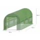 Sera tip tunel, 3.5x2x2 m, folie pe 140g/mp, cadru metalic, filtru uv4 - imagine 9
