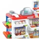 Set supermarket, 24 accesorii, lumini, efecte sonore, carucior cumparaturi, casa de marcat, 82x50x44 cm - imagine 15