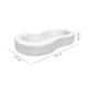 Piscina gonflabila, 262x157x46 cm, Bestway Big Lagoon Family - imagine 3