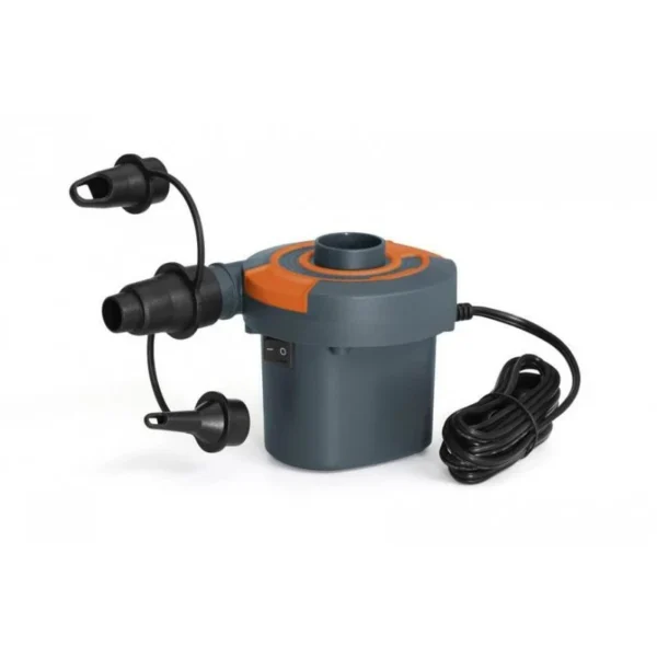 Pompa aer electrica pentru piscina, 30 W, 12V/220V, 3 conectori, Bestway - imagine 3