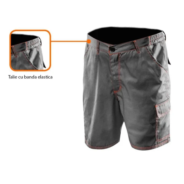Pantaloni scurti de lucru, model Basic, marimea LD/54, NEO - imagine 2