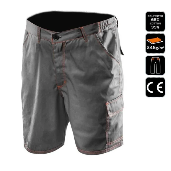 Pantaloni scurti de lucru, model Basic, marimea XL/56, NEO - imagine 3
