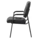 Scaun de conferinta, tapiterie piele ecologica si spuma, cotiere captusite, inaltime 91 cm - imagine 3