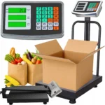 Cantar electronic comercial cu platforma 150 kg – precizie 50 g, lcd, functie tara si zero