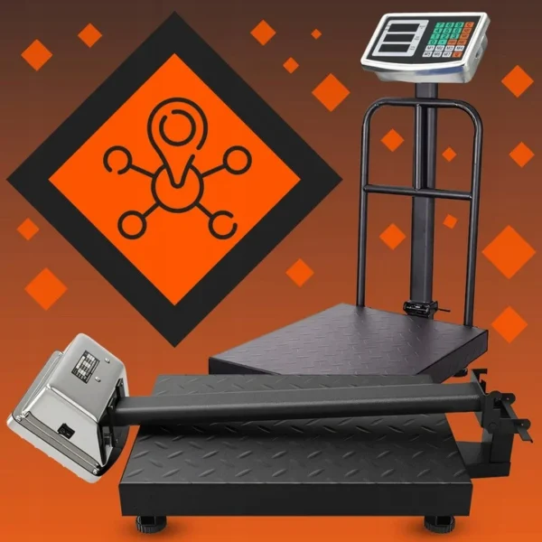 Cantar electronic comercial cu platforma 150 kg – precizie 50 g, lcd, functie tara si zero - imagine 7