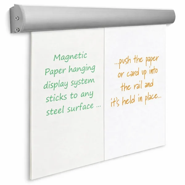 Suport magnetic pentru hartie flipchart, agatatori reglabile, 70 cm, procart - imagine 16